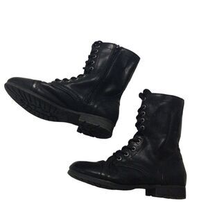 Combat style lace up womens boots size 7
